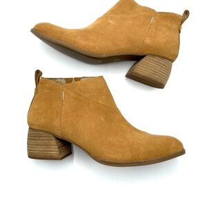 Toms Camel Ankle Booties